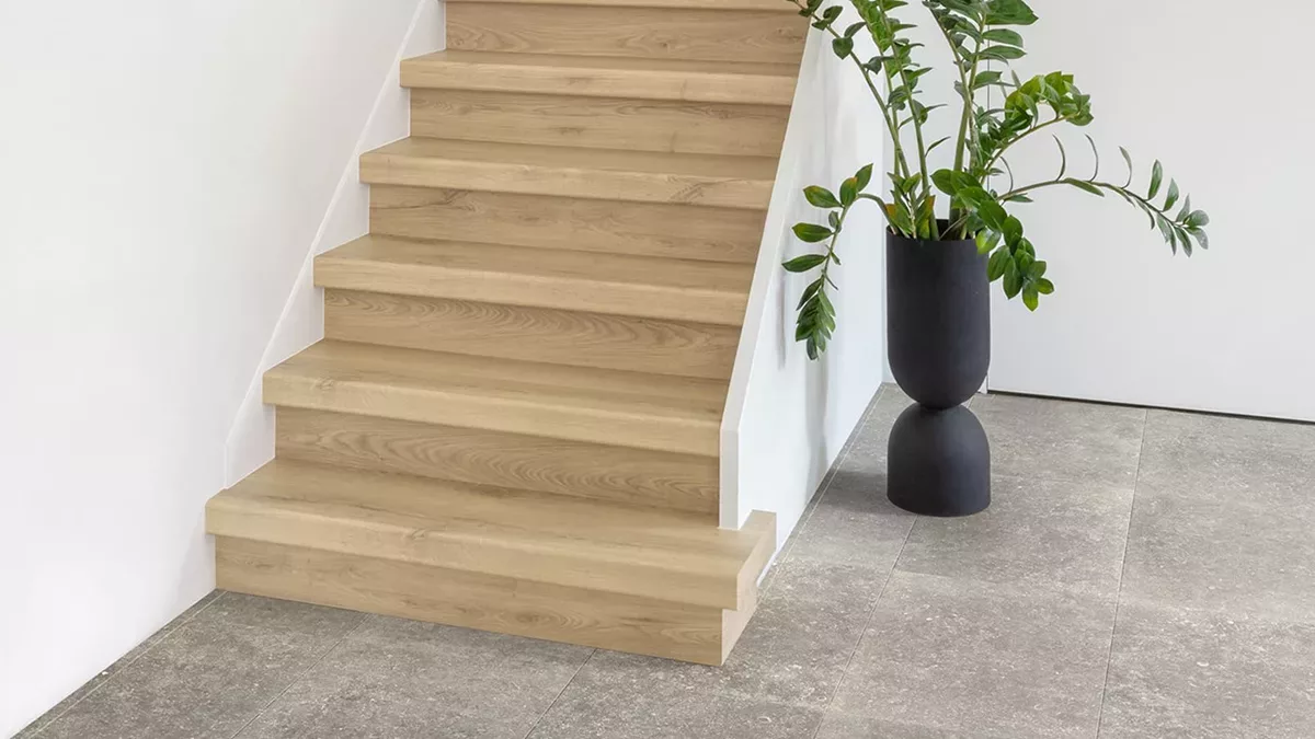 Renovar las escaleras con suelo laminado Quick Step
